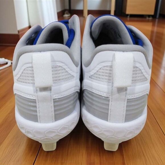 New Balance Fresh Foam X Velo v3 Metal Softball Cleats Blue/White - Picture 3 of 6
